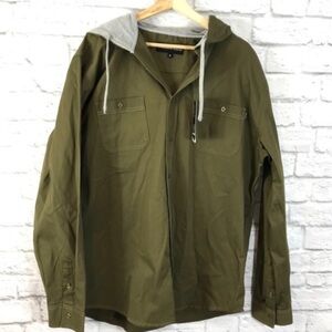 Molokai Surf Co. Hoodie Button Up Shirt Jacket XL